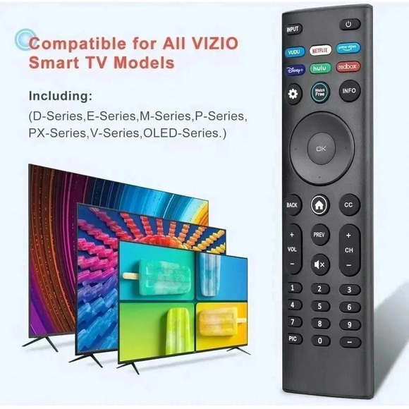 Universal Vizio Remote Control XRT140 Fit For Vizio LCD LED Smart TV - Picture 4 of 10